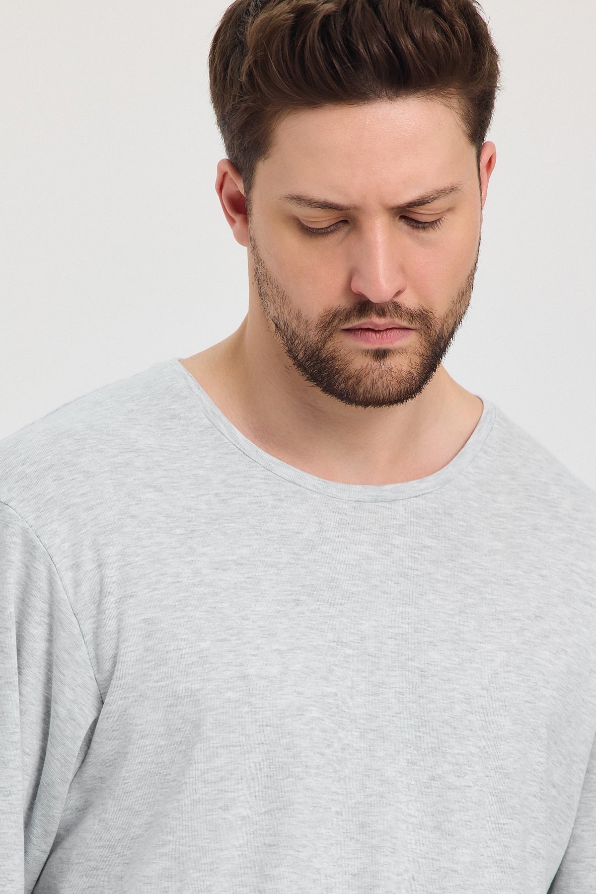 Vintage Light Gray Long Sleeve T-Shirt