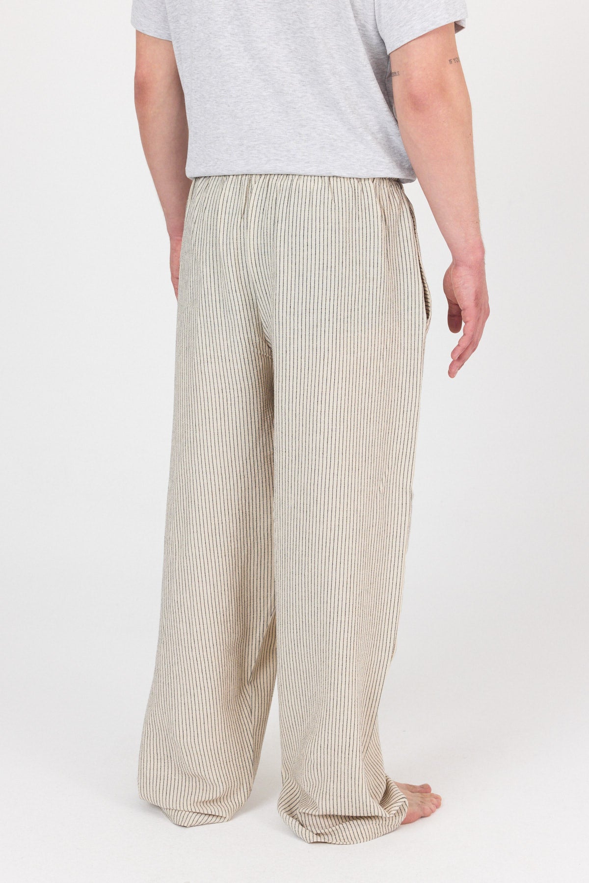 Black Striped Pants