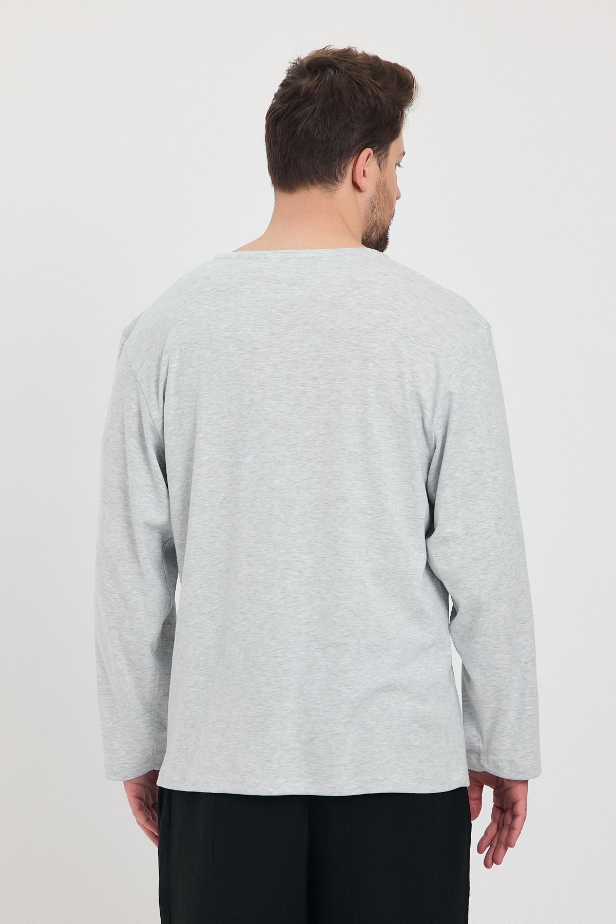 Vintage Light Gray Long Sleeve T-Shirt