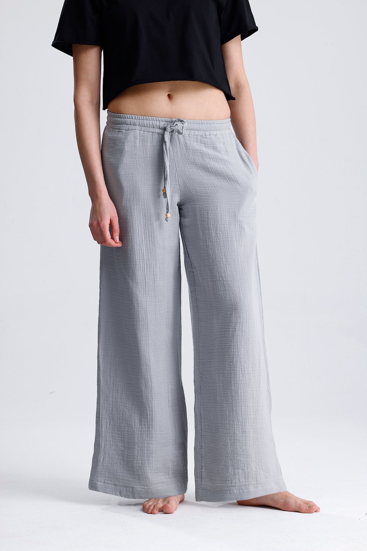 Siyah Crop Top Tişört